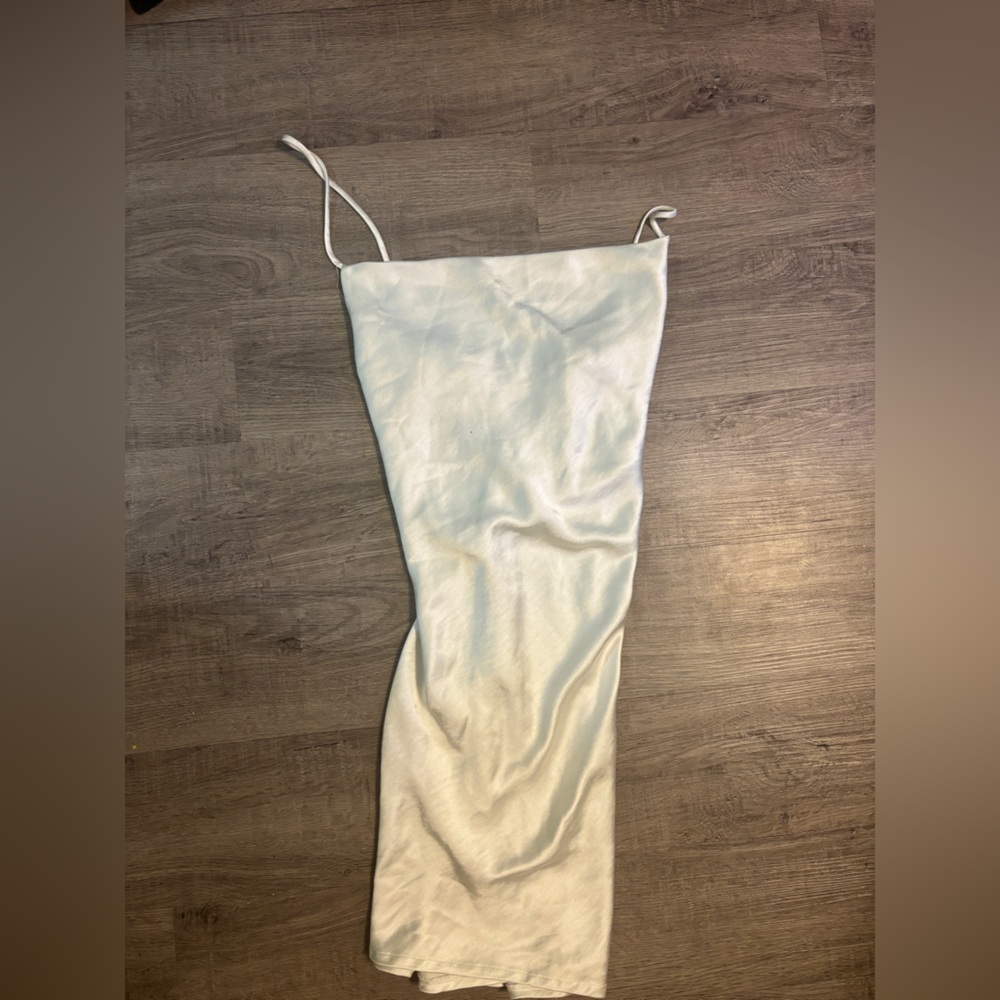 Dissh Ivory Satin Slip Dress – Size 14 AUS / 10 US